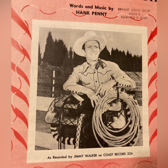 Tear Stains on Your Letter - Jimmy Walker, Hank Penny - Sheet Music, Lyrics - Picture 7 of 11